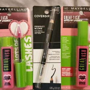 Maybelline Mascara and Covergirl Eyeliner Bundle